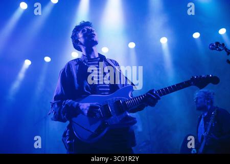 6 dicembre 2017 - Copenaghen, Danimarca - Danimarca, Copenaghen - 6 dicembre 2017. Il cantante, cantautore e polistrumentista inglese King Krule esegue un concerto dal vivo al VEGA di Copenaghen. (Credito fotografico: Gonzales Photo - Kasper Maansson) (immagine di credito: © Kasper Maansson/Gonzales Photo via ZUMA Press) Foto Stock