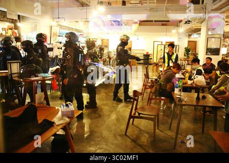 25 dicembre 2019, Hong Kong, Repubblica Popolare Cinese: Hong Kong, Cina. 25 dicembre 2019. Il Natale a Hong Kong è caratterizzato da manifestazioni e disobbedienza civile. (Immagine di credito: © Gonzales/Gonzales foto tramite ZUMA Press) Foto Stock