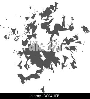 Un effetto d'ombra uniforme e sfocato che crea una curva delicata su uno sfondo bianco chiaro, suggerendo luce e forma. Illustrazione Vettoriale