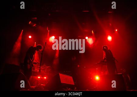17 novembre 2016 - Bergen, Inghilterra, Norvegia - la band norvegese di noise rock The Megaphonic Thrift esegue un concerto dal vivo alla USF Verftet di Bergen. Norvegia, 17/11 2016. (Immagine di credito: © Jarle H. Moe/Gonzales foto tramite ZUMA Press) Foto Stock