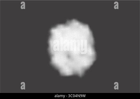 Un effetto d'ombra uniforme e sfocato che crea una curva delicata su uno sfondo bianco chiaro, suggerendo luce e forma. Illustrazione Vettoriale