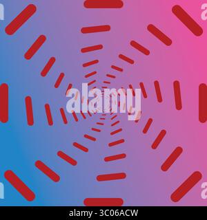 "VIBRANT Spiral Motion Graphic" Illustrazione Vettoriale