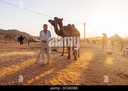 Pushkar Camel Fair, 2024, Rajasthan, India Foto Stock