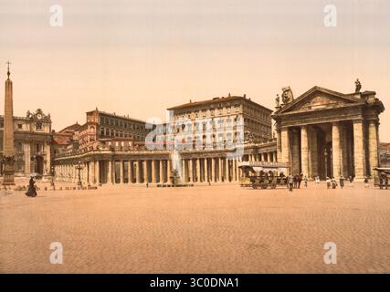 19 settembre 2018 - Roma, Italia - il Vaticano i, Roma, Italia, Photochrome Print, Detroit Publishing Company, 1900 (immagine di credito: © JT Vintage/Glasshouse via ZUMA Wire) Foto Stock