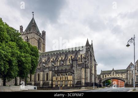Cattedrale di Christ Church a Dublino, Irlanda Foto Stock