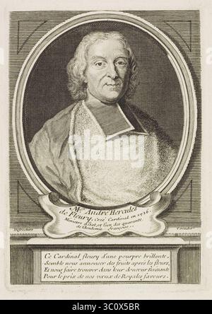 Responsabile André Hercules de Fleury Foto Stock