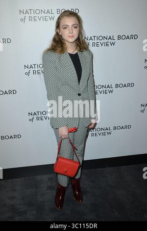 8 gennaio 2019 - New York, NY, USA - 8 gennaio 2019 New York City..Elsie Fisher partecipa agli arrivi per il National Board of Review Awards Gala presso Cipriani 42nd Street l'8 gennaio 2019 a New York City. (Immagine di credito: © Kristin Callahan/Ace Pictures via ZUMA Press) Foto Stock