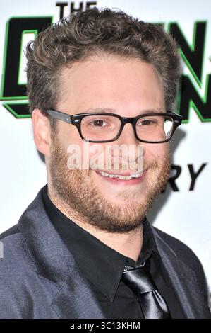 Seth Rogen alla prima di "The Green Hornet" a Los Angeles - 10 gennaio 2011 Foto Stock