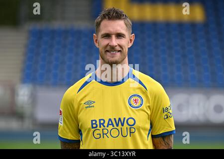 22 luglio 2025, bassa Sassonia, Brunswick: Calcio: Bundesliga 2, servizio fotografico Eintracht Braunschweig. Sebastian Polter di Braunschweig. Foto: Swen Pförtner/dpa Foto Stock