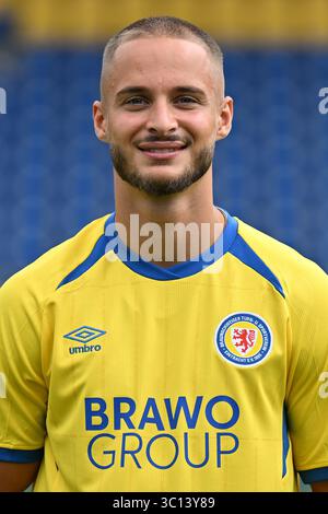 22 luglio 2025, bassa Sassonia, Brunswick: Calcio: Bundesliga 2, servizio fotografico Eintracht Braunschweig. Marvin Rittmüller di Braunschweig. Foto: Swen Pförtner/dpa Foto Stock