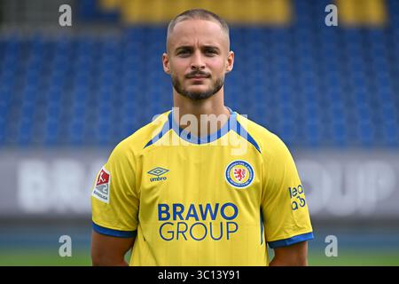 22 luglio 2025, bassa Sassonia, Brunswick: Calcio: Bundesliga 2, servizio fotografico Eintracht Braunschweig. Marvin Rittmüller di Braunschweig. Foto: Swen Pförtner/dpa Foto Stock