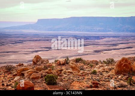 Fessura del Grand Canyon da Antelope Pass Vista sull'autostrada 89 Foto Stock