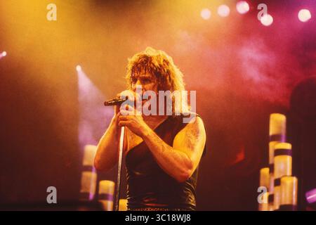 Ozzy Osbourne ha fotografato dal vivo all'Irvine Meadows Ampitheater di Irvine, CALIFORNIA, il 3 agosto 1989 durante il "No Rest for the Wicked" Tour. Crediti: Kevin Estrada / MediaPunch Foto Stock