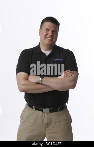 25 maggio 2011 - Minneapolis, Minnesota, Stati Uniti - â€¢ incarichi #20018065A  24-25 maggio 2011  LUG: Top100studio05xx  ritratti in studio per la pubblicazione annuale di nicchia ' TOP 100 Companies   IN QUESTA FOTO: The Container Store, John Urbin. (Immagine di credito: Tom Wallace/Minneapolis Star Tribune/TNS via cavo ZUMA) Foto Stock