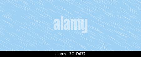 Pioggia intensa senza cuciture. Struttura diagonale della pioggia battente. Caduta ripetuta dello sfondo di gocce d'acqua. Carta da parati per precipitazioni di nevischio, grandine o neve. Sfondo autunnale. Illustrazione vettoriale Illustrazione Vettoriale