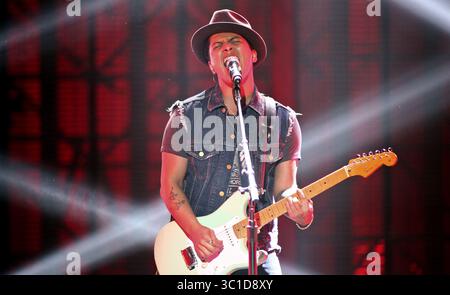 25 maggio 2011 - Minneapolis, Minnesota, Stati Uniti - â €¢ ST. PAUL 05/25/11 Bruno Mars e Janelle Monae si sono esibiti al Roy Wilkins Auditorium IN QUESTA FOTO Bruno Mars si è esibito al Roy Wilkins Auditorium. (Immagine di credito: Kyndell Harkness/Minneapolis Star Tribune/TNS via cavo ZUMA) Foto Stock