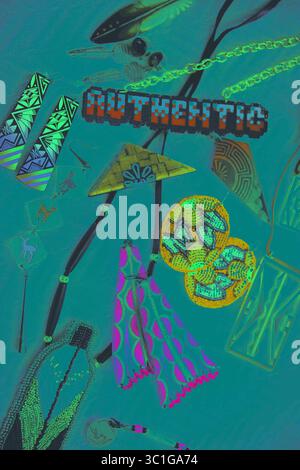 17 luglio 2017 - Belcourt, North Dakota, USA - Una collezione di gioielli nativi americani di Jessica Metcalfe a Belcourt, N.D., il 17 luglio 2017. (Immagine di credito: Renee Jones Schneider/Minneapolis Star Tribune/TNS via cavo ZUMA) Foto Stock