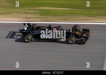 19 febbraio 2019 - Montmelo, BARCELLONA, Spagna - SPAGNA, BARCELLONA, 19 febbraio 2019. Kevin Magnussen del team HAAS durante la seconda giornata di test invernali al Circuit de Barcelona Catalunya (Credit Image: © AFP7 via ZUMA Wire) Foto Stock