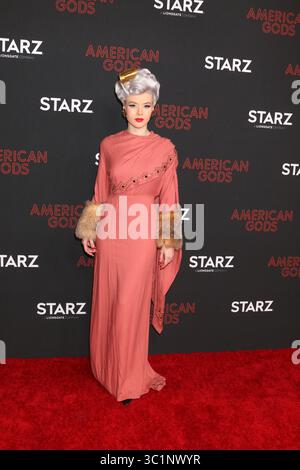 5 marzo 2019 - Los ANGELES, CA, USA - LOS ANGELES - 5 marzo: Mosh at the ''American Gods'' stagione 2 prima al Theatre at Ace Hotel il 5 marzo 2019 a Los Angeles, CA (Credit Image: © Kathy Hutchins via ZUMA Wire) Foto Stock