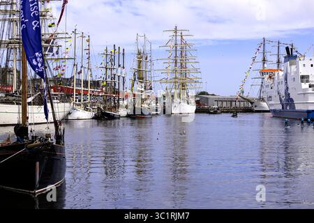 Tall Ships Race Aberdeen 2025 Foto Stock
