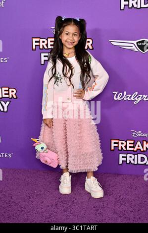 Maia Kealoha bei der Weltpremiere des Kinofilms 'Freakier Friday' sul Teatro El Capitan. Los Angeles, 22.07.2025 Foto Stock