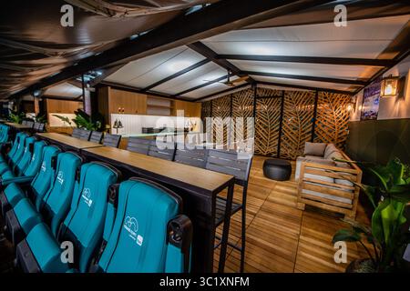 13 marzo 2019 - Miami Gardens, Florida, Stati Uniti d'America - MIAMI GARDENS, FLORIDA - 27 MARZO: Atmosfera durante il decimo giorno al Miami Open tennis il 27 marzo 2019 a Miami Gardens, Florida....persone: Atmosfera. (Immagine di credito: © SMG via ZUMA Wire) Foto Stock