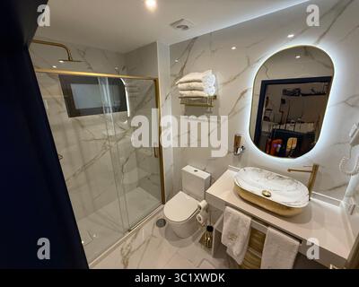 Bagno moderno Foto Stock
