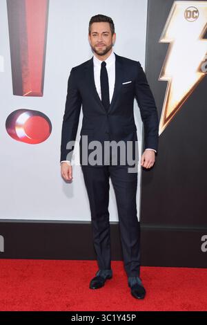 28 marzo 2019 - l'attore ZACHARY LEVI partecipa alla prima mondiale della Warner Bros. Immagini e "Shazam!" di New Line Cinema Al TCL Chinese Theatre. (Immagine di credito: © Billy Bennight/ZUMA Wire) Foto Stock