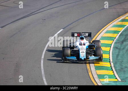 17 marzo 2019 - MELBOURNE, AUSTRALIA - 17 MARZO: George Russell della Williams Racing durante il Gran Premio d'Australia di Formula 1 2019 (immagine di credito: © Chris Putnam/ZUMA Wire) Foto Stock