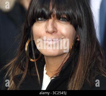29 aprile 2019 - Londra, Regno Unito - Claudia Winkleman sul Red carpet alla Tolkien UK Premiere alla Curzon Mayfair (immagine di credito: © Keith Mayhew/SOPA Images via ZUMA Wire) Foto Stock