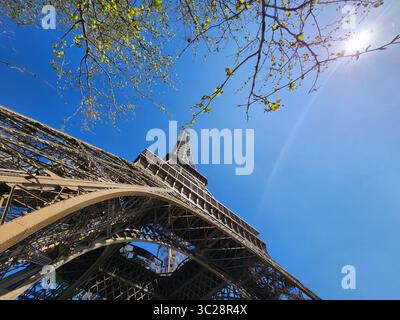 Torre Eiffel Parigi Foto Stock