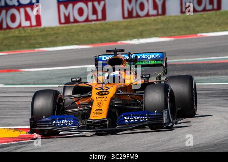 10 maggio 2019 - Barcellona, BARCELLONA, SPAGNA - BARCELLONA, SPAGNA, 10 maggio 2019; Carlos Sainz della McLaren al Circuit de Barcelona Catalunya durante il GP di Spagna (Credit Image: © AFP7 via ZUMA Wire) Foto Stock