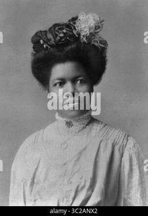 Nannie Helen Burroughs (1879-1961), educatrice afroamericana e attivista per i diritti civili, Half-Length Portrait, Rotograph Co., 1909 (Credit Image: © circa Images/JT Vintage via ZUMA Press Wire) Foto Stock