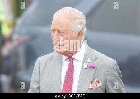Sua Maestà il Re partecipa al Sandringham Flower Show, 23 luglio 2025 Credit: James Taylor/Alamy Live News Foto Stock