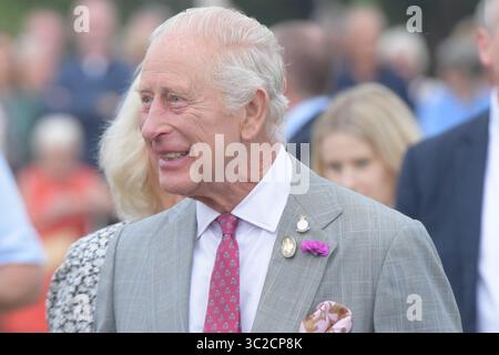 Sua Maestà il Re partecipa al Sandringham Flower Show, 23 luglio 2025 Credit: James Taylor/Alamy Live News Foto Stock