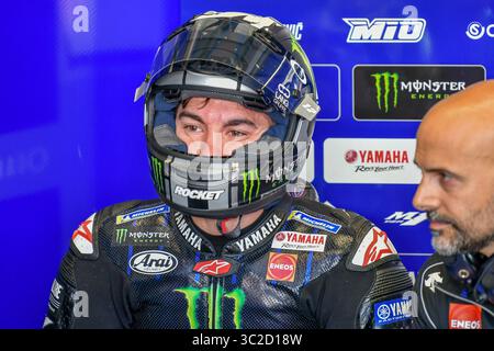 1 giugno 2019 - Mugello, FLORENCIA, ITALIA - 12 Maverick Vinales durante il sabato FP all'autodromo Internazionale del Mugello ITALIA per la sesta prova del Campionato del mondo MotoGP, dal 31 maggio al 2 giugno (Credit Image: © AFP7 via ZUMA Wire) Foto Stock