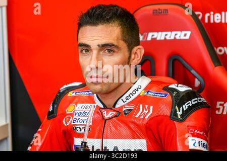 1 giugno 2019 - Mugello, FLORENCIA, ITALIA - 51 Michele Pirro durante il sabato FP all'autodromo Internazionale del Mugello ITALIA per la sesta prova del Campionato del mondo MotoGP, dal 31 maggio al 2 giugno (Credit Image: © AFP7 via ZUMA Wire) Foto Stock