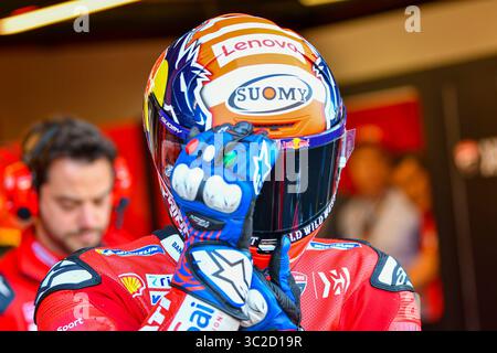 1 giugno 2019 - Mugello, FLORENCIA, ITALIA - 04 Andrea Dovizioso durante il sabato FP presso l'autodromo Internazionale del Mugello ITALIA per la sesta prova del Campionato del mondo MotoGP, dal 31 maggio al 2 giugno (Credit Image: © AFP7 via ZUMA Wire) Foto Stock