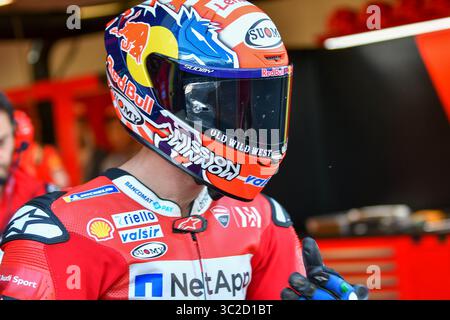 1 giugno 2019 - Mugello, FLORENCIA, ITALIA - 04 Andrea Dovizioso durante il sabato FP presso l'autodromo Internazionale del Mugello ITALIA per la sesta prova del Campionato del mondo MotoGP, dal 31 maggio al 2 giugno (Credit Image: © AFP7 via ZUMA Wire) Foto Stock