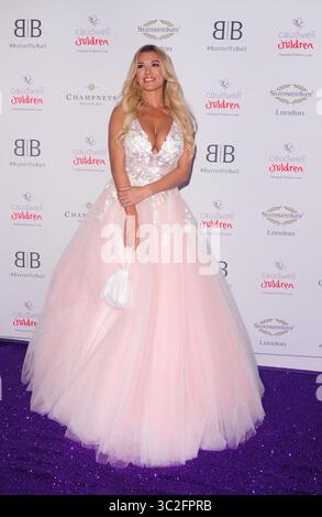 13 giugno 2019 - Londra, Regno Unito di Gran Bretagna e Irlanda del Nord - Christine McGuinness arrivo al Butterfly Ball 2019 al Grosvenor House Hotel Mayfair il 13 giugno 2019 a Londra, Inghilterra (immagine di credito: © Famous/Ace Pictures via ZUMA Press) Foto Stock