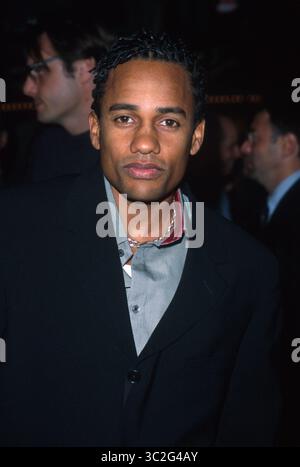 28 marzo 2000; Los Angeles, CA, Stati Uniti; l'attore HILL HARPER alla prima di "The Skulls". . (Immagine di credito: © Chris Delmas/ZUMA Wire) Foto Stock