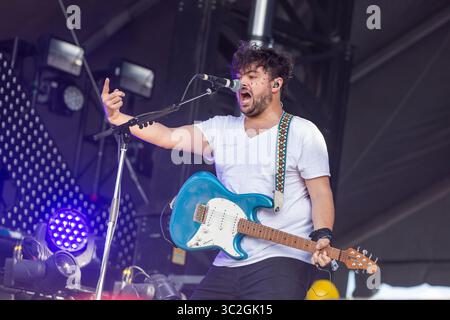 Giugno 16, 2019 - Manchester, Tennessee, Stati Uniti - ELI BROSE MAIMAN di camminare la luna durante la musica di Bonnaroo + Arts Festival di Manchester, Tennessee (credito Immagine: © Daniel DeSlover/ZUMA filo) Foto Stock