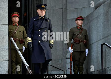 DATA DI USCITA: 8 novembre 2019 TITOLO: Midway STUDIO: Lionsgate DIRECTOR: Roland Emmerich TRAMA: The story of the Battle of Midway, raccontata dai leader e dai marinai che l'hanno combattuta. PROTAGONISTA: ETSUSHI TOYOKAWA nel ruolo dell'ammiraglio Yamamoto. (Immagine di credito: © Lionsgate/Entertainment Pictures/ZUMAPRESS.com) Foto Stock