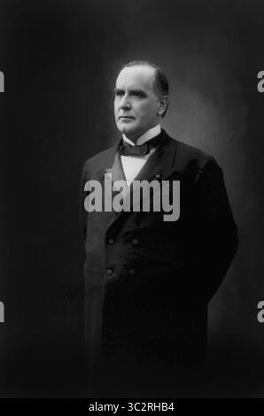 11 giugno 2019, Stati Uniti: William McKinley (1843-1901), 25° Presidente degli Stati Uniti 1897-1901, Two-Quarter Length Portrait, 1896 (Credit Image: © JT Vintage/Glasshouse via ZUMA Wire) Foto Stock