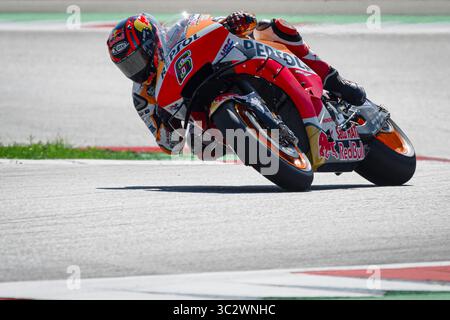 9 agosto 2019, Spielberg, Austria: Il pilota tedesco del Repsol Honda Team Stefan Bradl gareggia durante la prima sessione di prove del Gran Premio di MotoGP austriaco. (Immagine di credito: © jure Makovec/SOPA Images via ZUMA Wire) Foto Stock