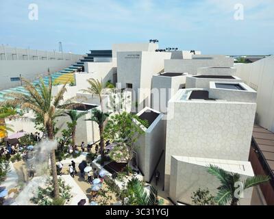 Arabia Saudita Pavilion all'Osaka Kansai Expo 2025 Foto Stock