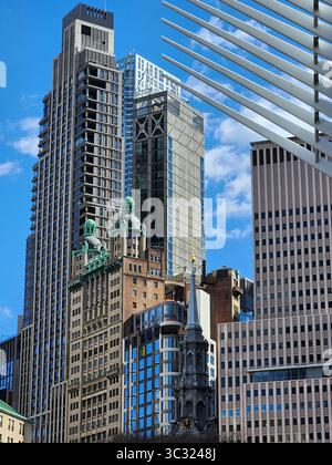 esterno del centro commerciale westfield world trade center Foto Stock