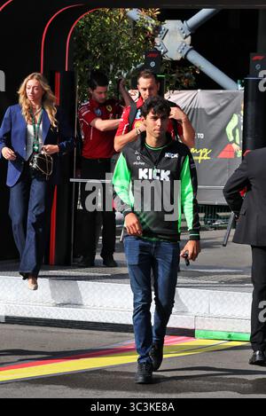 Spa Francorchamps, Belgio. 26 luglio 2025. Gabriel Bortoleto (BRA) Sauber. 26.07.2025. Campionato del mondo di formula 1, Rd 13, Gran Premio del Belgio, Spa Francorchamps, Belgio, Sprint e giorno di qualificazione. Crediti: James Moy/Alamy Live News Foto Stock
