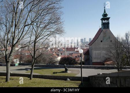 Bratislava Slovacchia, castelli, chiese, cattedrale di San Martino Foto Stock