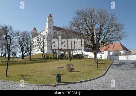 Castello di Bratislava Slovacchia, rottura città Castello di Bratislava Foto Stock